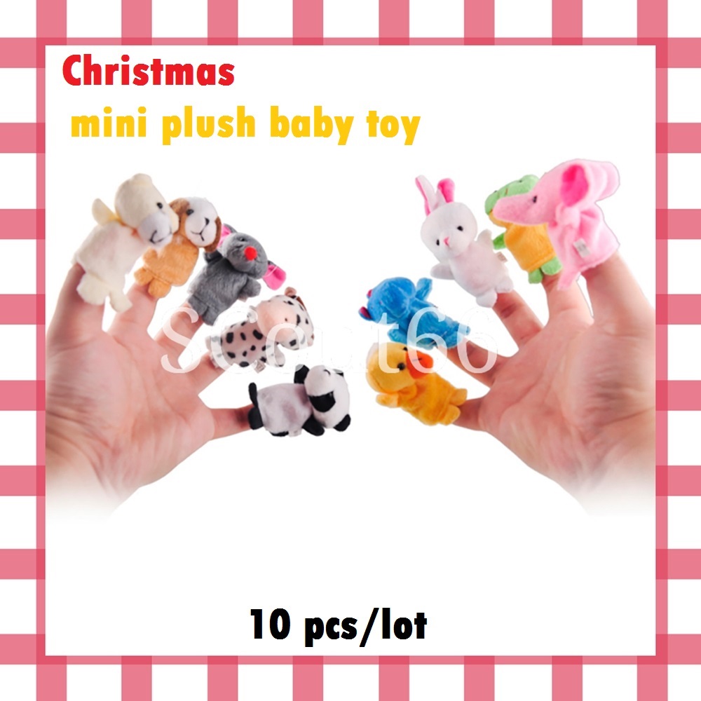 10 pcs/lot christmas Favor mini plush baby toy animal family finger puppets set fish australia princess bug boys girls good
10 pcs/lot christmas Favor mini plush baby toy animal family finger puppets set fish australia princess bug boys girls good