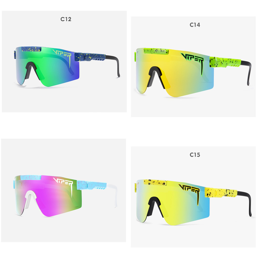 2021 NEW luxury BRAND Mirrored Green red blue lens pit viper Sunglasses polarized men sport goggle tr90 frame uv400 protection X0716, White;black
2021 NEW luxury BRAND Mirrored Green red blue lens pit viper Sunglasses polarized men sport goggle tr90 frame uv400 protection X0716, White;black