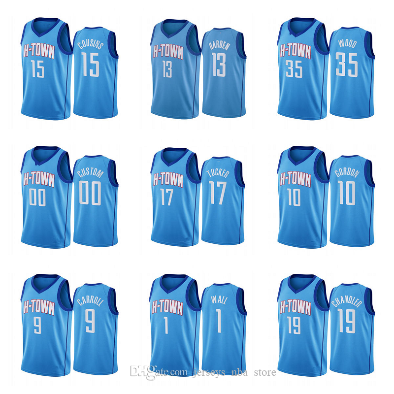 Men Team Basketball jerseys H Town #1 Wall #9 Carroll #10 Gordon #13 Harden #17 Tucker #35 Wood Good Quality Size S-XXL, Color1
Men Team Basketball jerseys H Town #1 Wall #9 Carroll #10 Gordon #13 Harden #17 Tucker #35 Wood Good Quality Size S-XXL, Color1