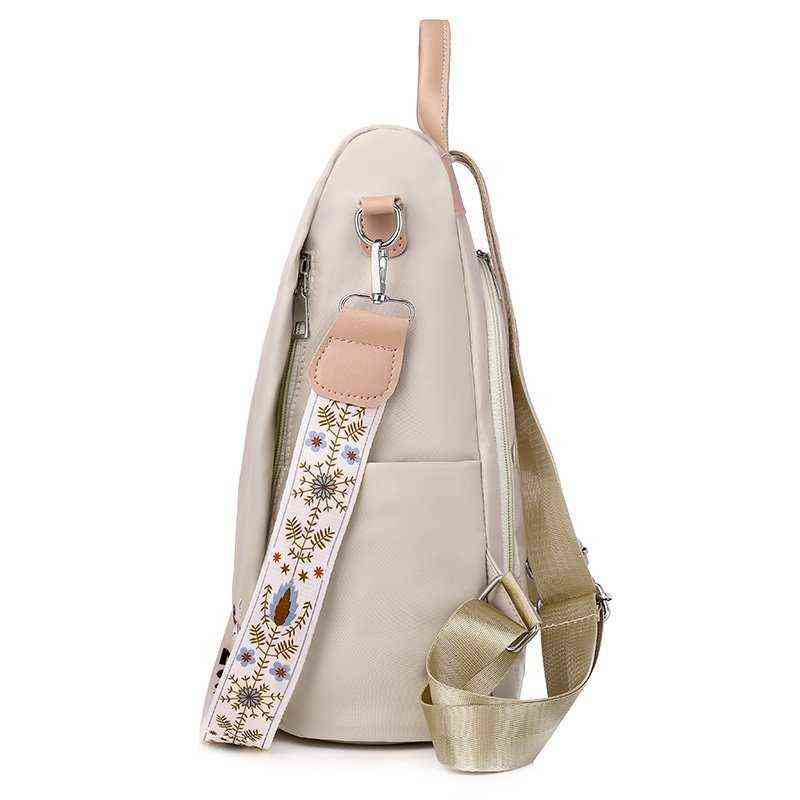 Fashion Floral Pattern Women Travel Backpack High Quality Durable Oxford Backpack Pretty Style Lovely Girls School Backpack SAC Y1105