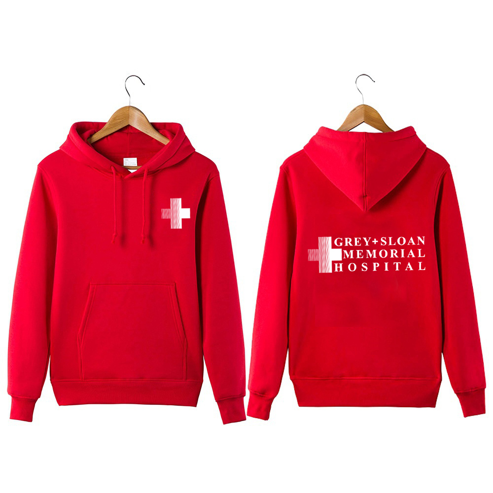 Grey Sloan Memorial Hospital Hoodie Meredith Grey Derek Shepherd Grey's Hoodie Grey's Anatomy Pullover Hoodie Sweatershirt 201204