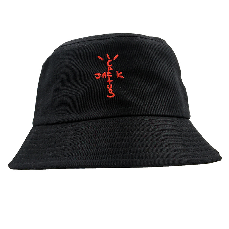 Outdoor Shade Basin Hat Cactus Jack Embroidery Caps Men and Women Couple Travis Scott Letters Adjustable Cotton Hats, Black
Outdoor Shade Basin Hat Cactus Jack Embroidery Caps Men and Women Couple Travis Scott Letters Adjustable Cotton Hats, Black