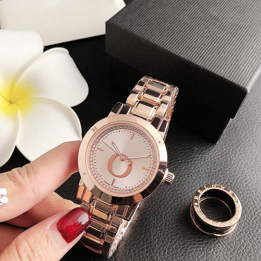 Brand Quartz Watch Women Girl Lady Big Letters Crystal Style Metal Steel Band Wrist Watches P78, Black
Brand Quartz Watch Women Girl Lady Big Letters Crystal Style Metal Steel Band Wrist Watches P78, Black