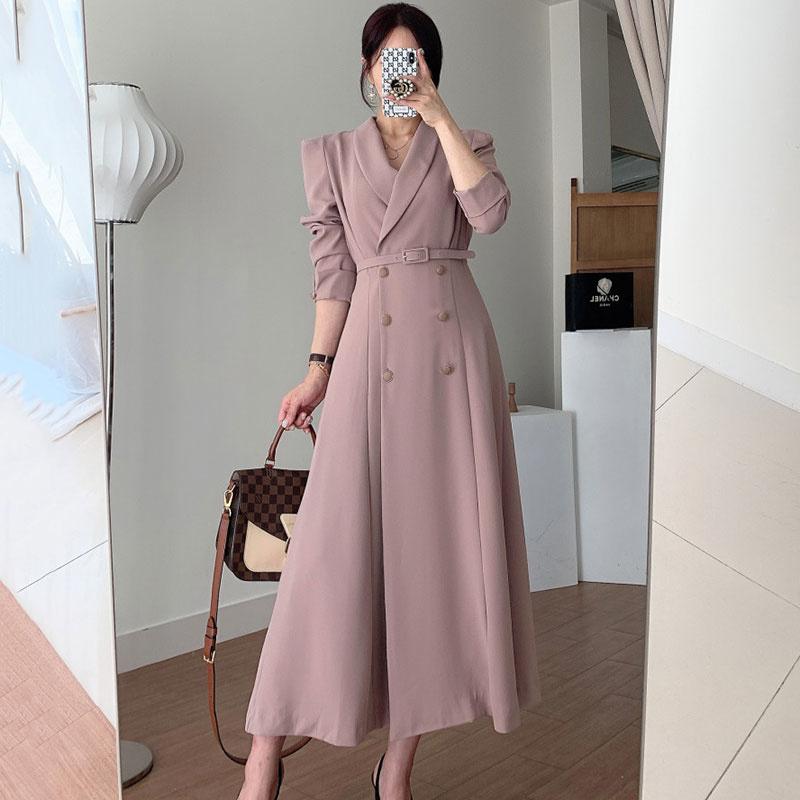 Women's Trench Coats Korean Dress Women Chic Autumn Temperament Lapel Double Button Long Waist Closing Sleeve Suit, Tan;black
Women's Trench Coats Korean Dress Women Chic Autumn Temperament Lapel Double Button Long Waist Closing Sleeve Suit, Tan;black