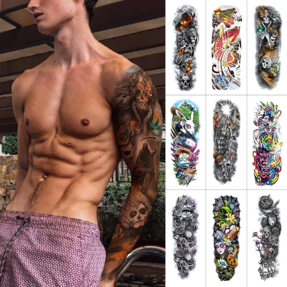 Fake light temporary stickers for Full goldfish Red rose flower Plus size Large Waterproof arm tattoo men 
Fake light temporary stickers for Full goldfish Red rose flower Plus size Large Waterproof arm tattoo men