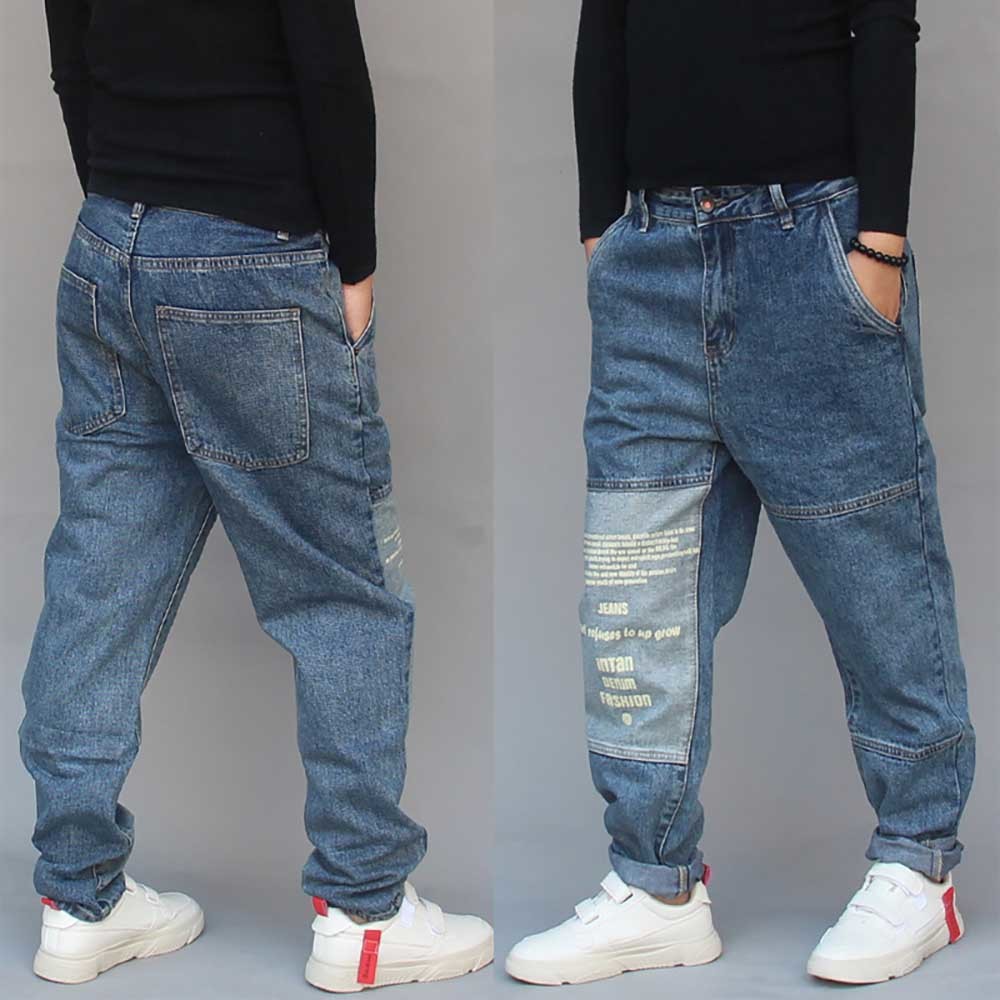 2021 New Hip Hop Fashion Harem Denim Casual Men's Knees Shredded Loose Breeches Brim Baggy 4e1m, Blue
2021 New Hip Hop Fashion Harem Denim Casual Men's Knees Shredded Loose Breeches Brim Baggy 4e1m, Blue