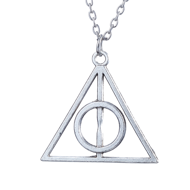 10PC Fashion Potter Necklaces Luna Triangle Deathly Hallows Geometric Triangle Pendant Vintage Necklaces Men Women Gifts
10PC Fashion Potter Necklaces Luna Triangle Deathly Hallows Geometric Triangle Pendant Vintage Necklaces Men Women Gifts