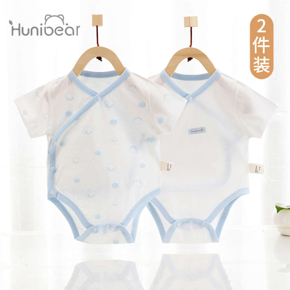 Baby bag fart clothes summer thin short sleeve one-piece pure cotton baby pajamas born triangle dress flower, White
Baby bag fart clothes summer thin short sleeve one-piece pure cotton baby pajamas born triangle dress flower, White