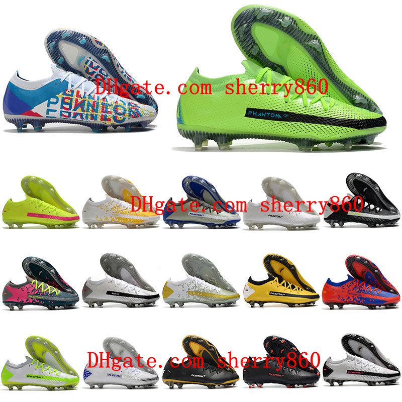 2021 quality mens soccer shoes Phantom GT Elite 3D FG Scorpion cleats football boots White/Black Tacos de futbol
2021 quality mens soccer shoes Phantom GT Elite 3D FG Scorpion cleats football boots White/Black Tacos de futbol
