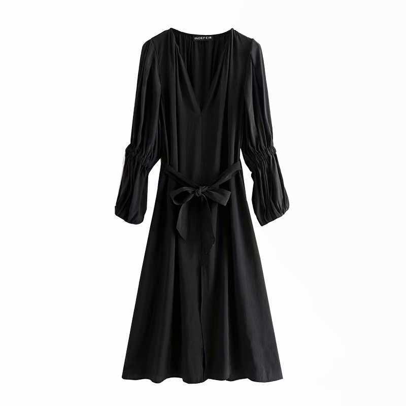 Summer Dress Women Puff Sleeves elegant Casual Fashion Chic Lady Vintage Dress Woman Prom Dresses Robe Femme 210709