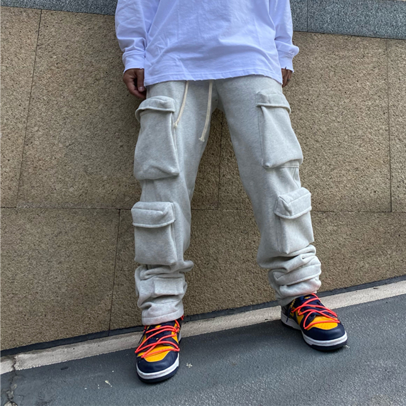 2021 New Harajuku Multi-pockets Joggers Fleece Sweatpants Mens Drawstring High Street Oversize Harem Pants Loose Casual Trousers Fqnn, Terry gray
2021 New Harajuku Multi-pockets Joggers Fleece Sweatpants Mens Drawstring High Street Oversize Harem Pants Loose Casual Trousers Fqnn, Terry gray