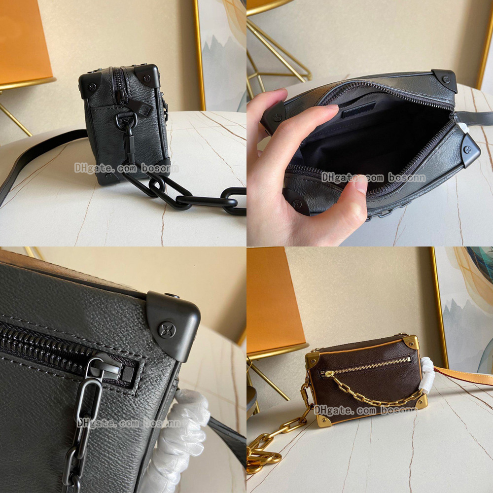 Luxury Vintage Messenger Bags Mini Soft Trunk Series Mens Womens Crossbody Bags Designer Handbag Shoulder Chains Bag, Black
Luxury Vintage Messenger Bags Mini Soft Trunk Series Mens Womens Crossbody Bags Designer Handbag Shoulder Chains Bag, Black
