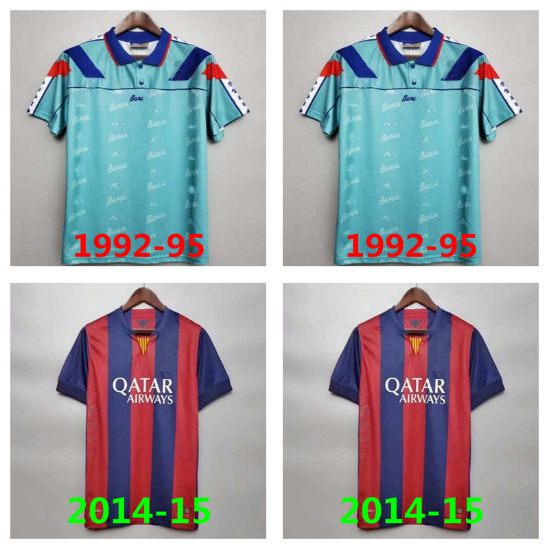 Retro soccer jersey barca 96 97 07 08 09 10 11 XAVI RONALDINHO RONALDO RIVALDO GUARDIOLA Iniesta finals classic MESSI maillot de foot 1899, 1992-95
Retro soccer jersey barca 96 97 07 08 09 10 11 XAVI RONALDINHO RONALDO RIVALDO GUARDIOLA Iniesta finals classic MESSI maillot de foot 1899, 1992-95