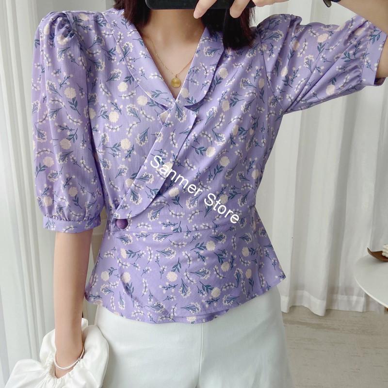 2021 New V-neck Wrap Camisa Feminina Entalhado Retro Dandelion Impresso Roxo 100% Polister Um Boto Superior Manga Fina Primavera Vero Blusa, Black
2021 New V-neck Wrap Camisa Feminina Entalhado Retro Dandelion Impresso Roxo 100% Polister Um Boto Superior Manga Fina Primavera Vero Blusa, Black