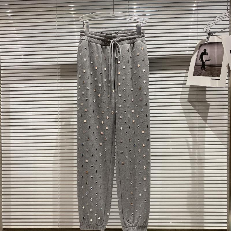 Spring Arrivals Solid Color Mid Drawstring Elastic Waist Loose Leisure Fashion Women Sports Pants MZ850 210525, Gray
Spring Arrivals Solid Color Mid Drawstring Elastic Waist Loose Leisure Fashion Women Sports Pants MZ850 210525, Gray