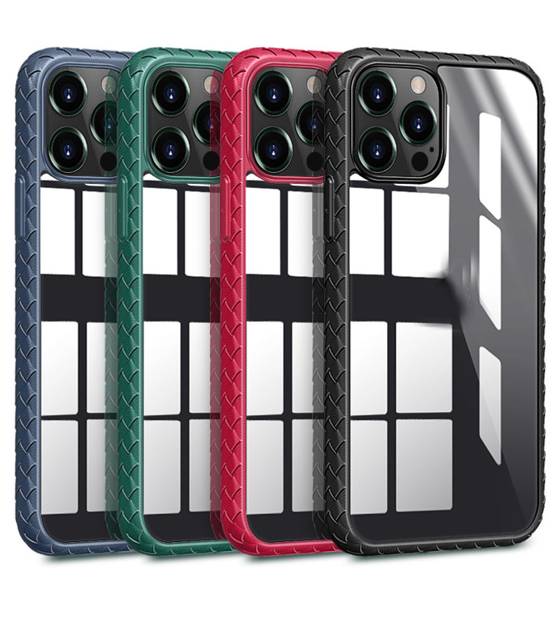 Woven Pattern Shockproof Hard PC Plastic TPU Cases For Iphone 13 Mini 12 11 XR XS MAX 8 7 Plus Hybrid Clear Transparent Mobile Smart Cell Phone Back cover Skin, Pls let us know the color you want
Woven Pattern Shockproof Hard PC Plastic TPU Cases For Iphone 13 Mini 12 11 XR XS MAX 8 7 Plus Hybrid Clear Transparent Mobile Smart Cell Phone Back cover Skin, Pls let us know the color you want