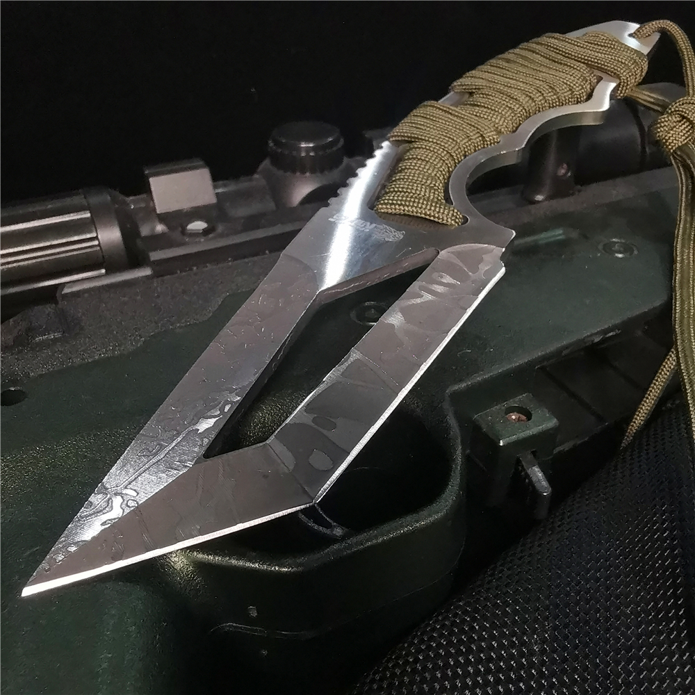 7.87InchesStainess Stee Knife Outdoor Camping Pocket Knife Sharp and Durabe Non-sip Hande Strap Junge Hunting Knife
7.87InchesStainess Stee Knife Outdoor Camping Pocket Knife Sharp and Durabe Non-sip Hande Strap Junge Hunting Knife