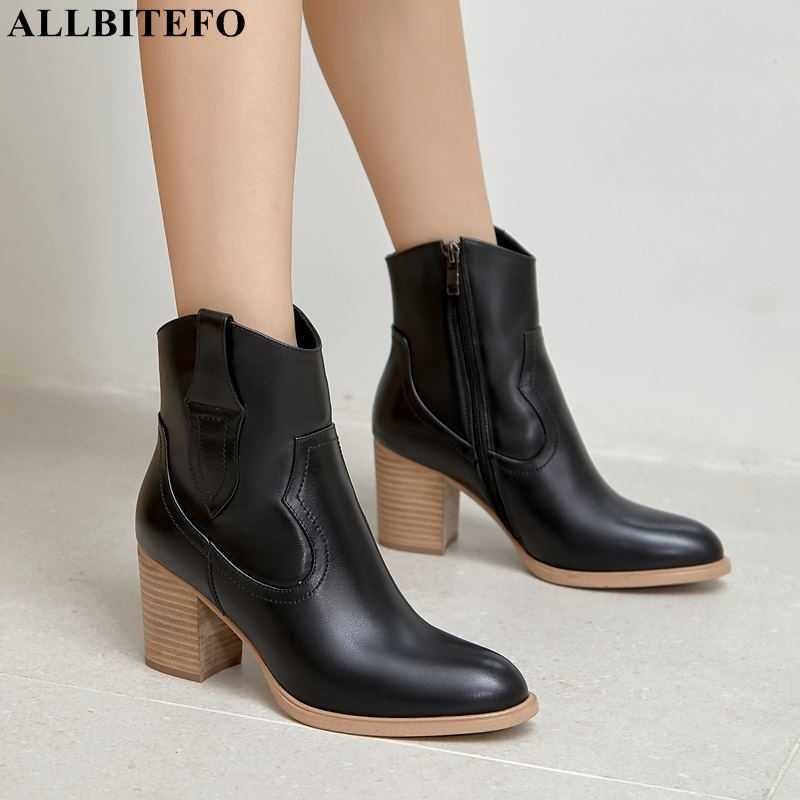 ALLBITEFO fashion brand high heels genuine leather women high heels shoes winter women ankle boots snow women boots girls shoes 210611, As picture
ALLBITEFO fashion brand high heels genuine leather women high heels shoes winter women ankle boots snow women boots girls shoes 210611, As picture