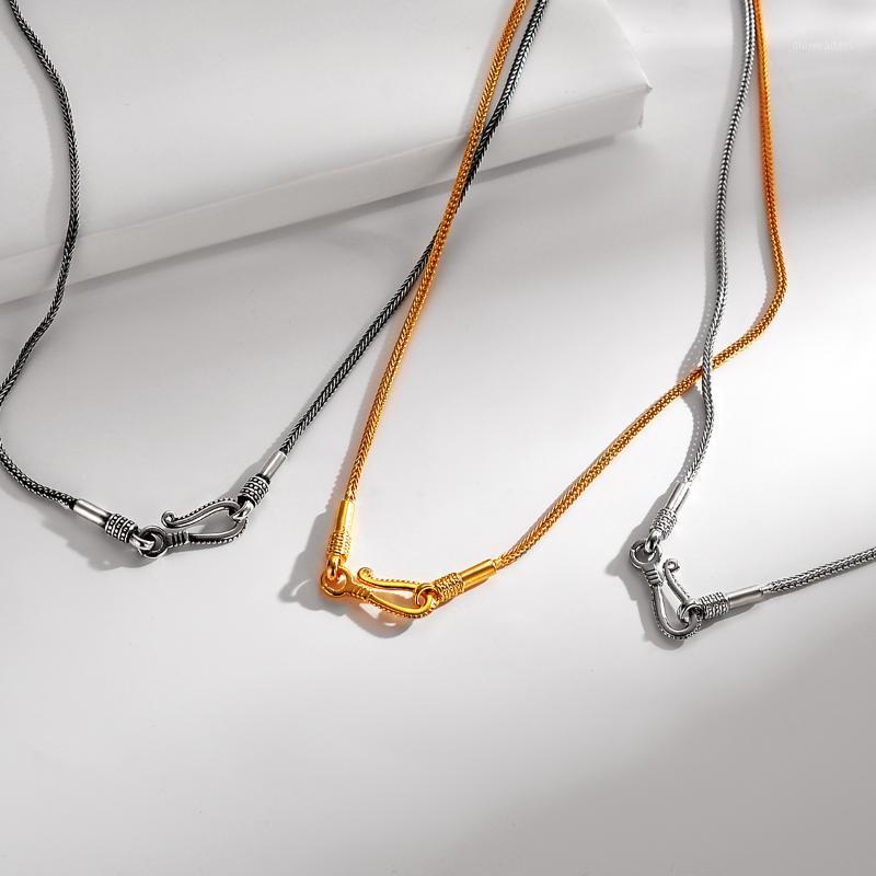 Pure 925 Sterling Silver Necklace Men And Women 1.5mm Retro Basic Chain Universal Jewelry Chains
Pure 925 Sterling Silver Necklace Men And Women 1.5mm Retro Basic Chain Universal Jewelry Chains