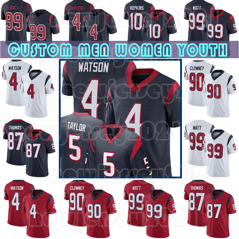 Men Houstons Custom J.J. Watt Tyrod Taylor David Johnson Football Justin Reid Jersey Nico Collins Randall Cobb Texan Whitney Mercilus Jadeveon Clowney Deshaun Watson, Custom men(dzr)
Men Houstons Custom J.J. Watt Tyrod Taylor David Johnson Football Justin Reid Jersey Nico Collins Randall Cobb Texan Whitney Mercilus Jadeveon Clowney Deshaun Watson, Custom men(dzr)