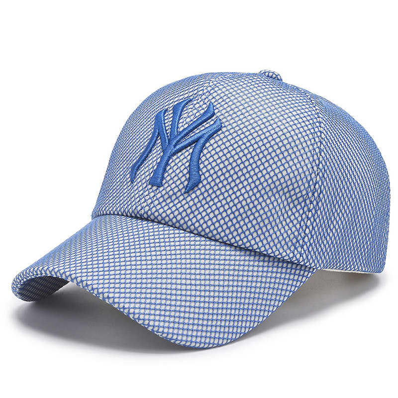 2022 New Luxury Cap Men's Summer Sunshade Fashion Sunscreen Baseball Brand Net Hat Cotton Snapback Caps Hip Hop Fishing Hat, Blue;gray
2022 New Luxury Cap Men's Summer Sunshade Fashion Sunscreen Baseball Brand Net Hat Cotton Snapback Caps Hip Hop Fishing Hat, Blue;gray