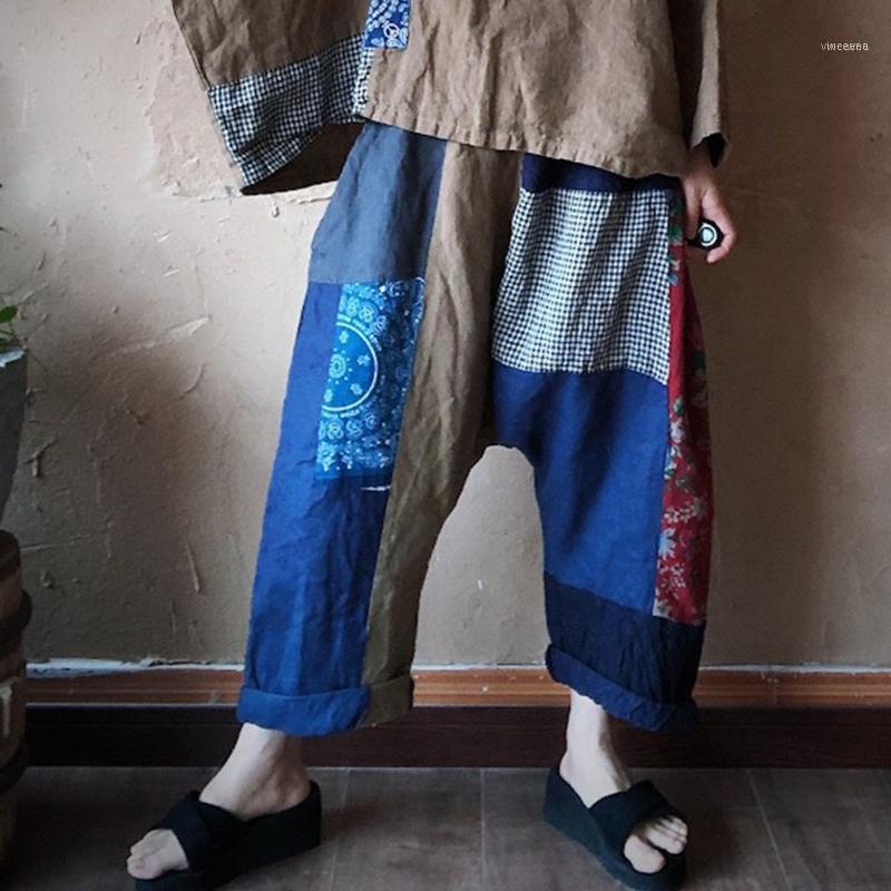 Women's Pants & Capris QPFJQD 2021 Spring Autumn Linen Elastic Waist Loose Retro Ankle-Length Trousers Patchwork Casual Women Long Cross Pan, Black;white
Women's Pants & Capris QPFJQD 2021 Spring Autumn Linen Elastic Waist Loose Retro Ankle-Length Trousers Patchwork Casual Women Long Cross Pan, Black;white