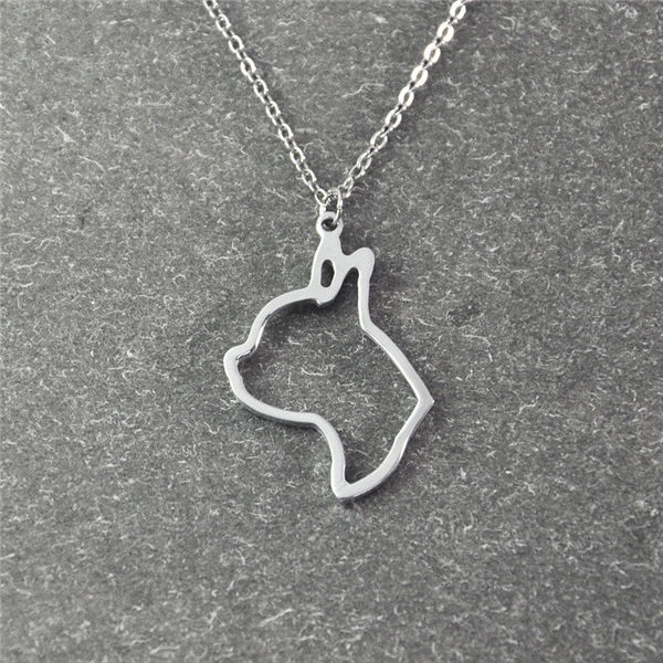 10PCS Gold Silver Honey Bee Elk Deer Bird Hedgehog Dinosaur Cat Dog Head Pendant Chain Necklace Animal Choker for Women