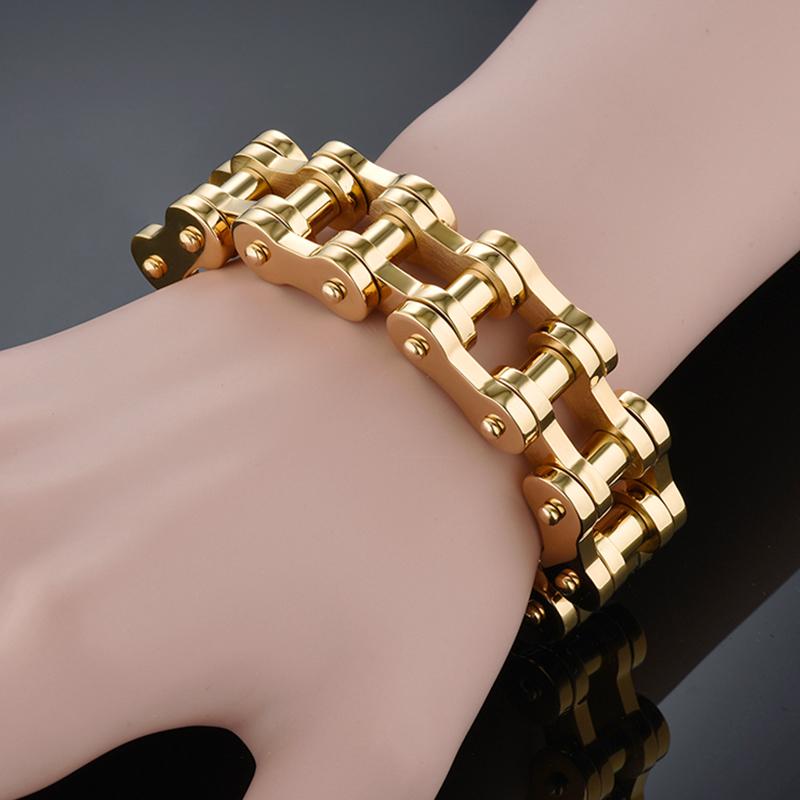 Link, Chain Mens Bracelets Stainless Steel Biker Bicycle Motorcycle Link Male Bracelet Wholesale Braclets Gold Drop
Link, Chain Mens Bracelets Stainless Steel Biker Bicycle Motorcycle Link Male Bracelet Wholesale Braclets Gold Drop