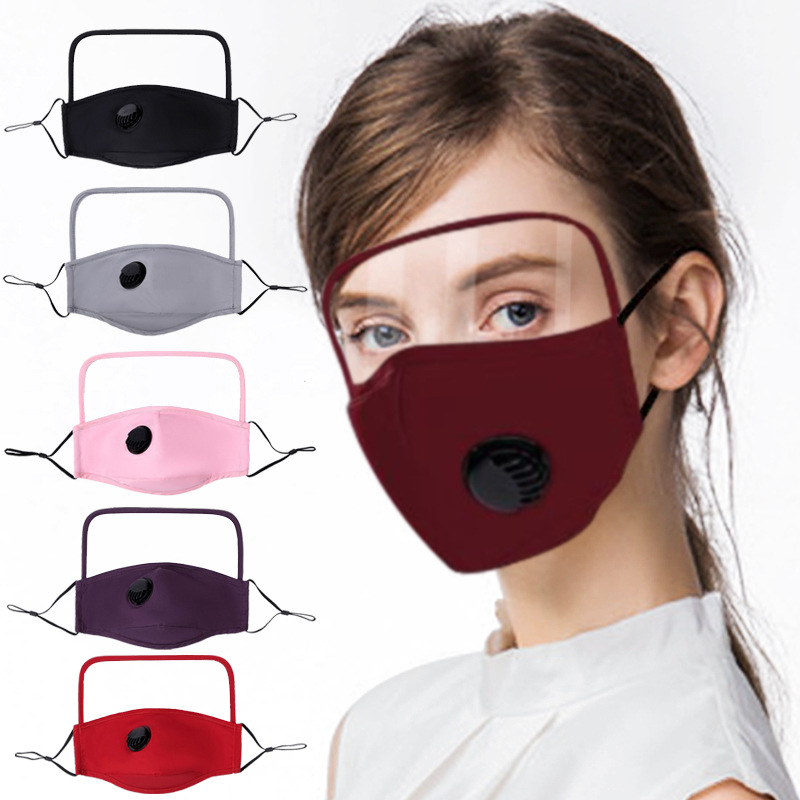 Adult face mask with goggles integrated and valve cotton material can be washed repeatedly
Adult face mask with goggles integrated and valve cotton material can be washed repeatedly