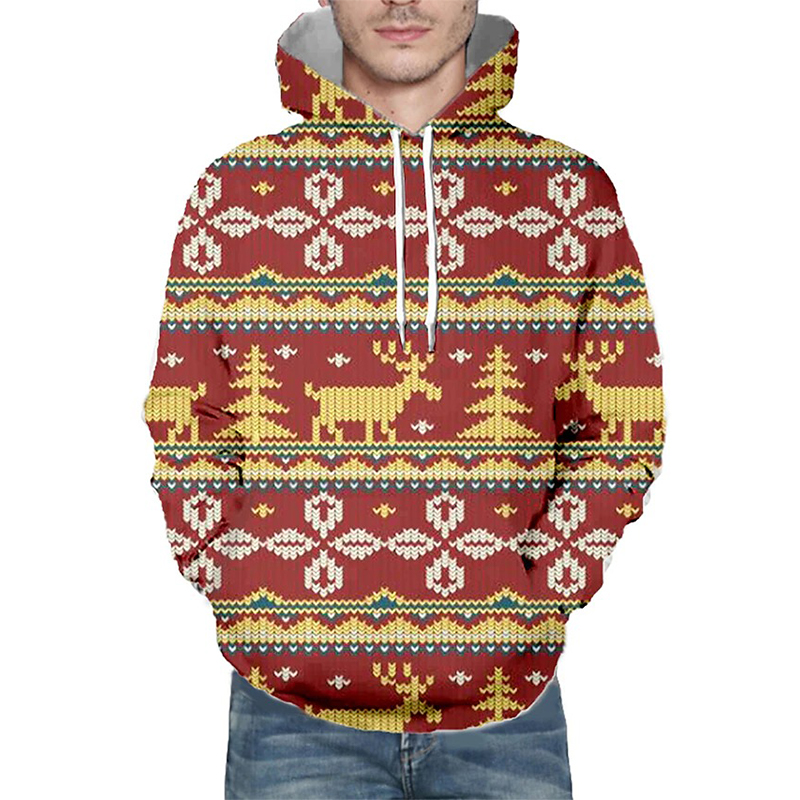 Christmas Tree Elk Embroidered Hoodie Visual Impact Party Top Punk Gothic Round Neck High Quality Sweater Hoodie, Black
Christmas Tree Elk Embroidered Hoodie Visual Impact Party Top Punk Gothic Round Neck High Quality Sweater Hoodie, Black