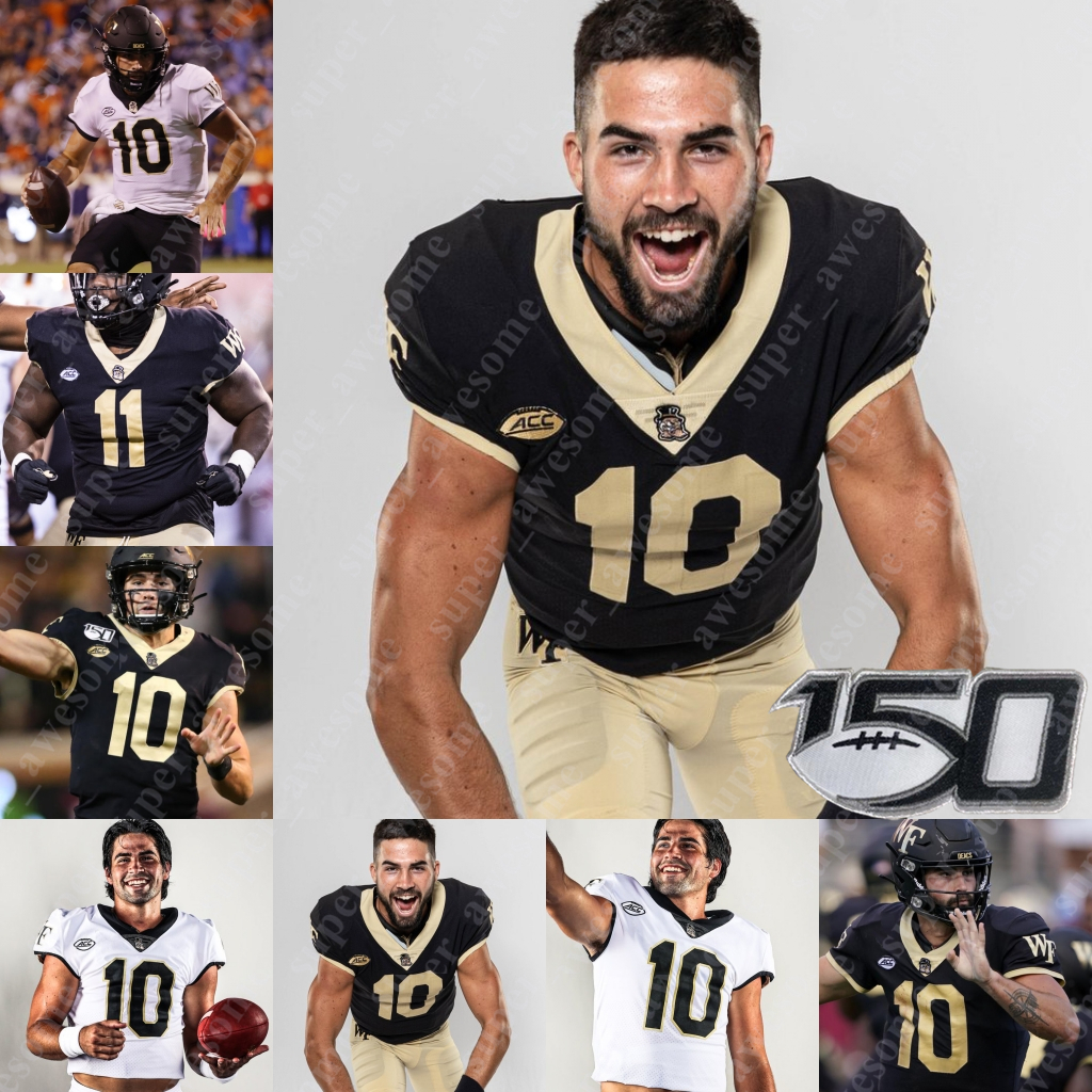 Wake Forest Football Jersey Luke Masterson Ryan Smenda Jr JaSir Taylor Gavin Ellis Graham Murphey Loic Ngassam Nya Christian Masterson Ahmani Marshall Leo Kelly