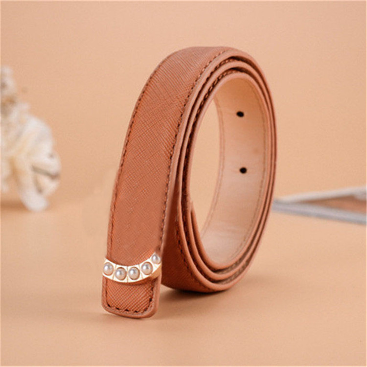 Hot Sell Kids Belts Retail And Wholesale Fashion Children Classic Pearl Needle Buckle PU Waistbands Mat Teenager Elegant Belt Gifts.