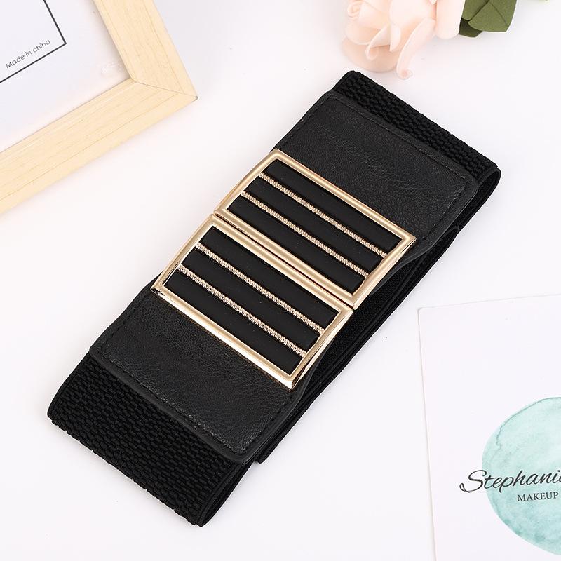 Belts Designer For Women High Quality Corset Belt Wide Cinturon Mujer Elastic Cummerbunds Ceinture Femme Lady, Black;brown
Belts Designer For Women High Quality Corset Belt Wide Cinturon Mujer Elastic Cummerbunds Ceinture Femme Lady, Black;brown