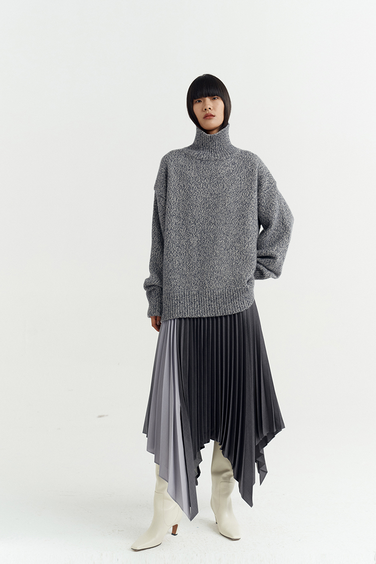 winter thick pullover wool sweater women turtleneck long sleeve knitted jumpers female loose sweater 210218