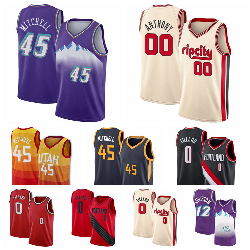 Mens 45 Donovan Jersey Mitchell 0 Damian 27 Rudy Lillard Malone John 12 Stockton Karl 32 Carmelo Anthony Basketball Jerseys, Black;red
Mens 45 Donovan Jersey Mitchell 0 Damian 27 Rudy Lillard Malone John 12 Stockton Karl 32 Carmelo Anthony Basketball Jerseys, Black;red
