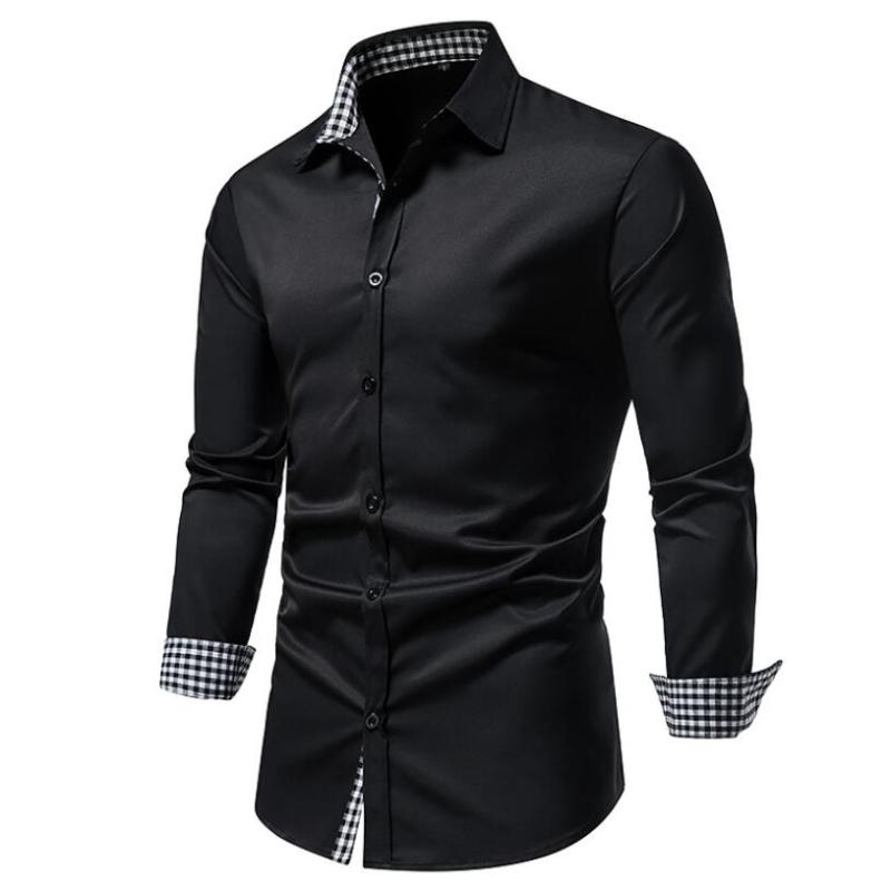 Men' Casual Shirts Aramy Men Shirt Long Sleeve Slim Fit Dress Fashion Male Business Formal Wear Office Working White 2XL, Black
Men' Casual Shirts Aramy Men Shirt Long Sleeve Slim Fit Dress Fashion Male Business Formal Wear Office Working White 2XL, Black