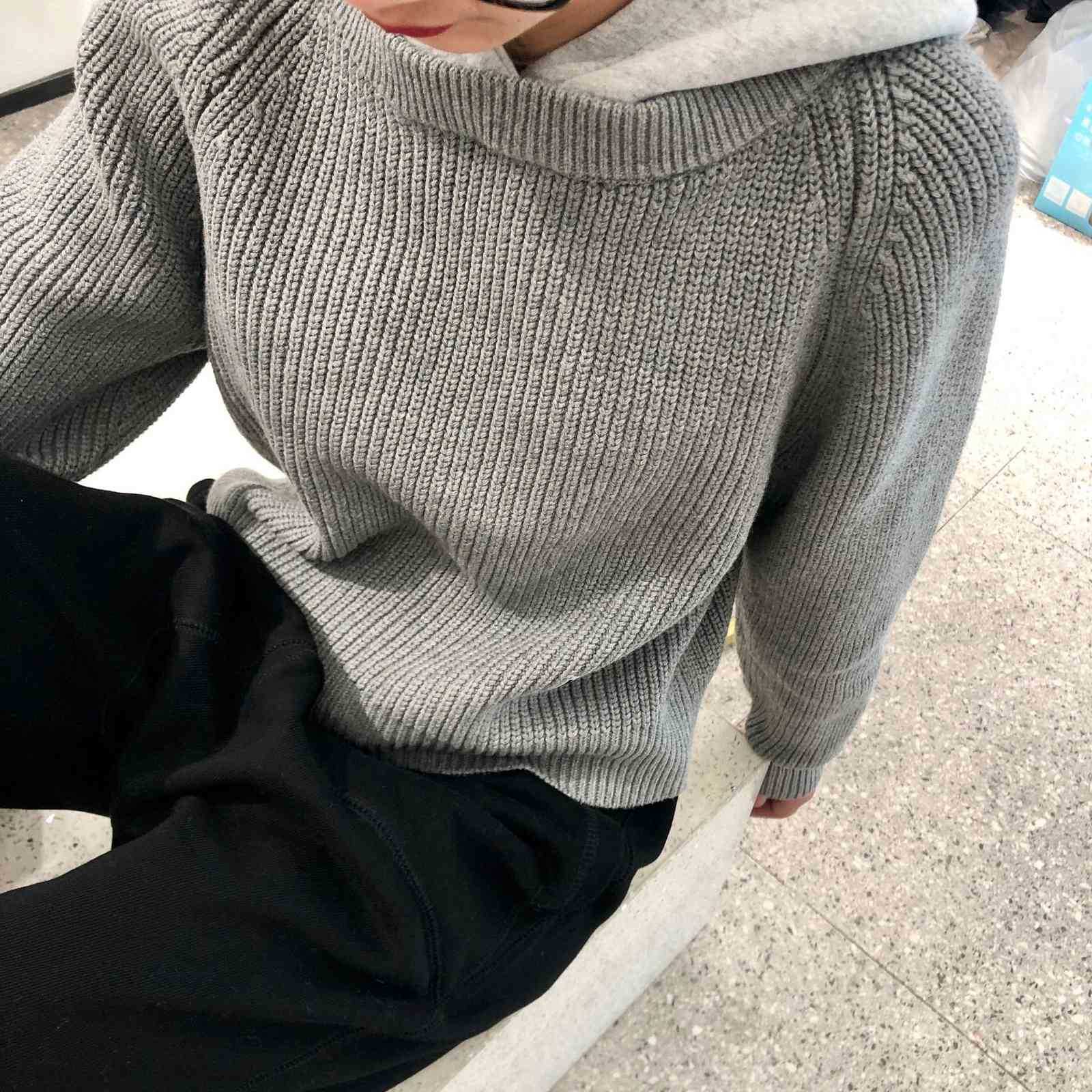 Women's thermal sweater 2021 Spring Aw King Fake Two Pieces of Loose Stitched Hooded Short for Women 9430