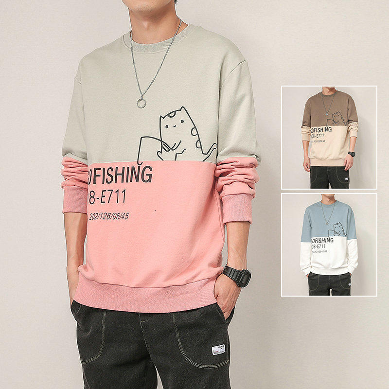 New 2021 Brand Men's Hoodie Spring Harajuku Anime Tops Long Sleeve Streetwear Plus Size Clothes Casual Fashion Korean Style Clothing 7hqm, Pink 
New 2021 Brand Men's Hoodie Spring Harajuku Anime Tops Long Sleeve Streetwear Plus Size Clothes Casual Fashion Korean Style Clothing 7hqm, Pink