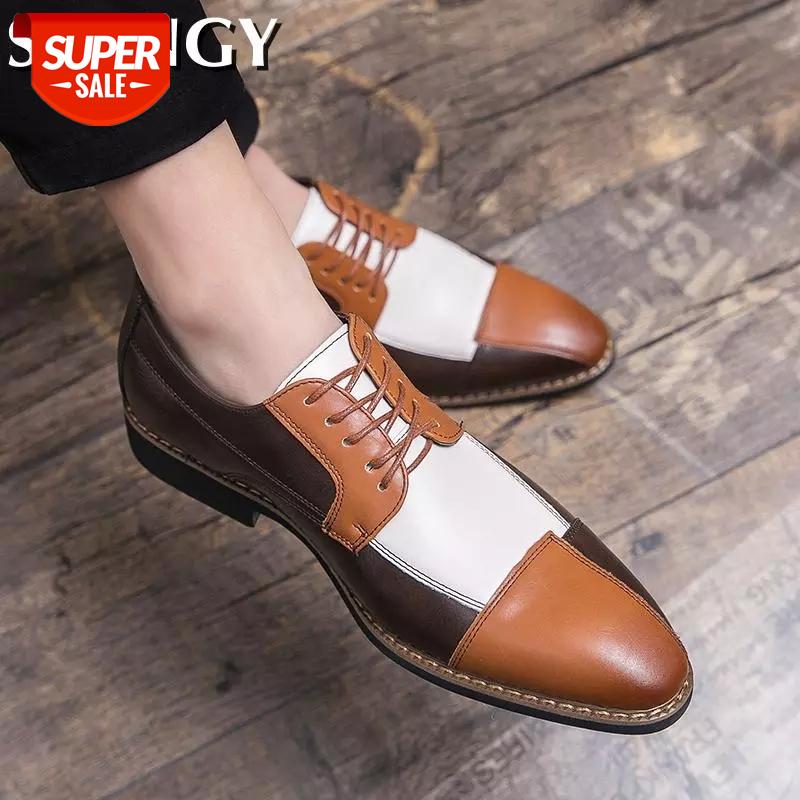 New Fashion Men Oxford Leather Patchwork Shoes Men Formal Casual Business Wedding Shoes Male Office Big Size 38-48 Zapatos #EJ26
New Fashion Men Oxford Leather Patchwork Shoes Men Formal Casual Business Wedding Shoes Male Office Big Size 38-48 Zapatos #EJ26