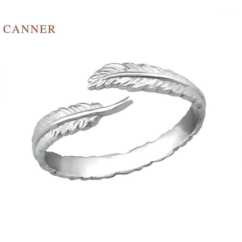 Cluster Rings CANNER Platinum Feather Opening Ring 925 Sterling Silver Anillos Gold For Women Luxury Fine Jewelry Wedding Bague, Golden;silver
Cluster Rings CANNER Platinum Feather Opening Ring 925 Sterling Silver Anillos Gold For Women Luxury Fine Jewelry Wedding Bague, Golden;silver