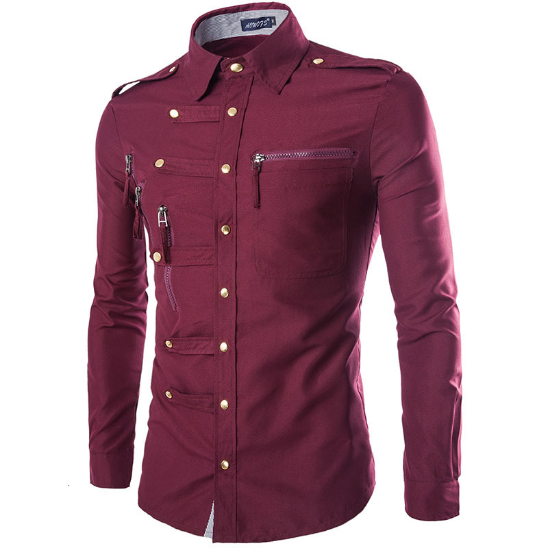 2021 New Spring Autumn Features Men Long Sleeve Casual Slim Fit Male Shirts Bt89, Red
2021 New Spring Autumn Features Men Long Sleeve Casual Slim Fit Male Shirts Bt89, Red