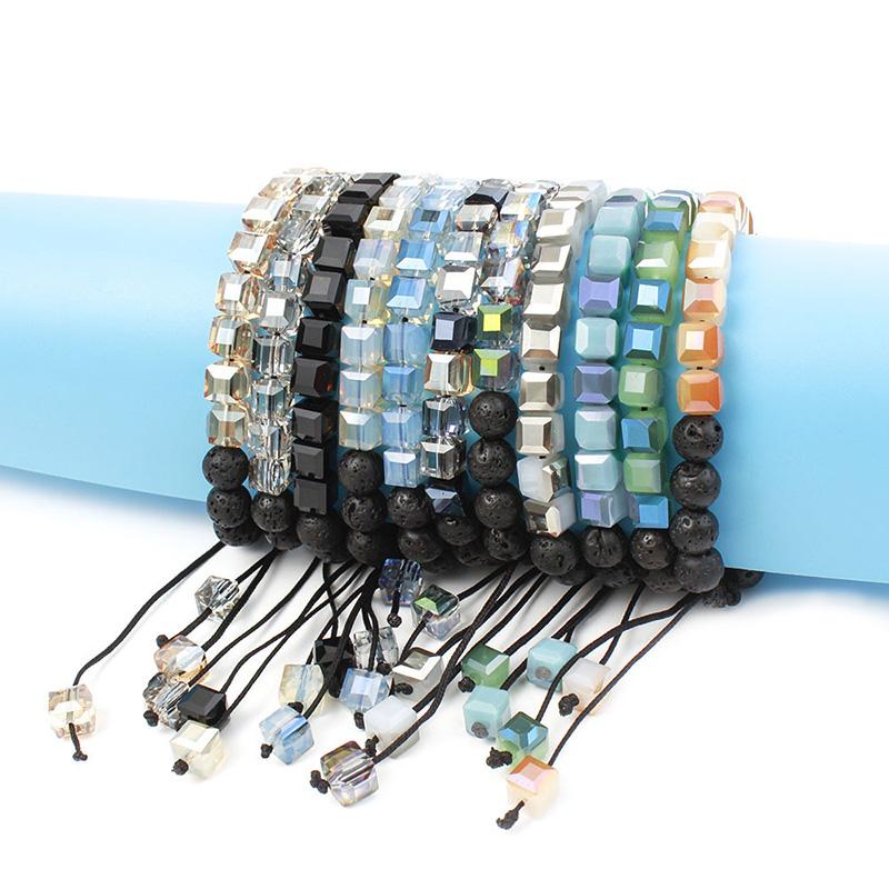 Charm Bracelets Selling Handmade Adjustable Braided Glass Crystal Volcanic Rock Natural Stone Beads Bracelet, Golden;silver
Charm Bracelets Selling Handmade Adjustable Braided Glass Crystal Volcanic Rock Natural Stone Beads Bracelet, Golden;silver