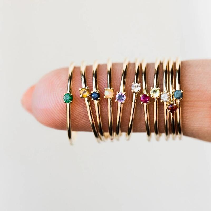 Cluster Rings Gold Plated Multi Color Zircon Stackable For Women, Simple Thin Wedding Party Engagement Ring Jewelry
Cluster Rings Gold Plated Multi Color Zircon Stackable For Women, Simple Thin Wedding Party Engagement Ring Jewelry