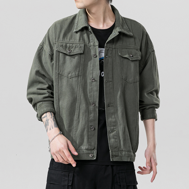 2021 New Fashion Men Spring Autumn Japanese Version Big Size Male Original Loose Casual Denim Jacket Men's Coat 8yb0, Red
2021 New Fashion Men Spring Autumn Japanese Version Big Size Male Original Loose Casual Denim Jacket Men's Coat 8yb0, Red