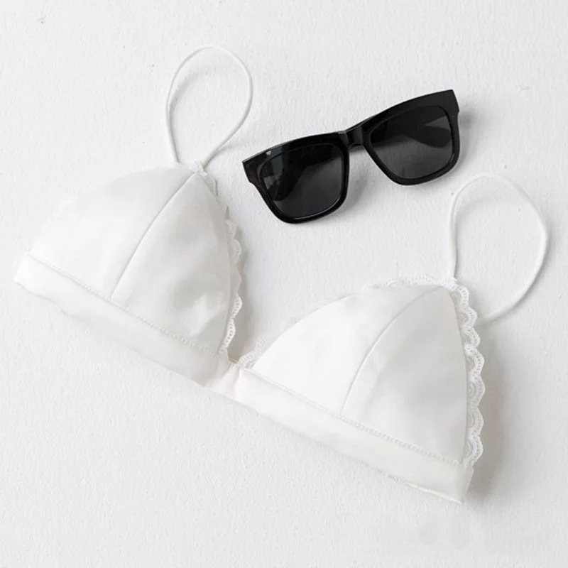 BEFORW New Summer Bralette Lace Splice Elastic Straps Wireless Sexy Bra Cozy Seamless Bras For Women Lace Tops Sexy Lingerie T200609