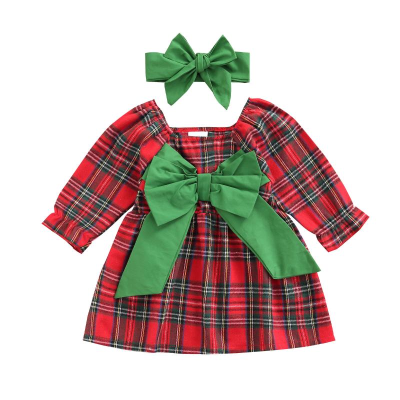 Girl's Dresses Pudcoco 2021 Christmas Xmas Clothes Toddler Baby Girl Plaid Cotton Outfit Large Bow Dress Headwear, As pic
Girl's Dresses Pudcoco 2021 Christmas Xmas Clothes Toddler Baby Girl Plaid Cotton Outfit Large Bow Dress Headwear, As pic