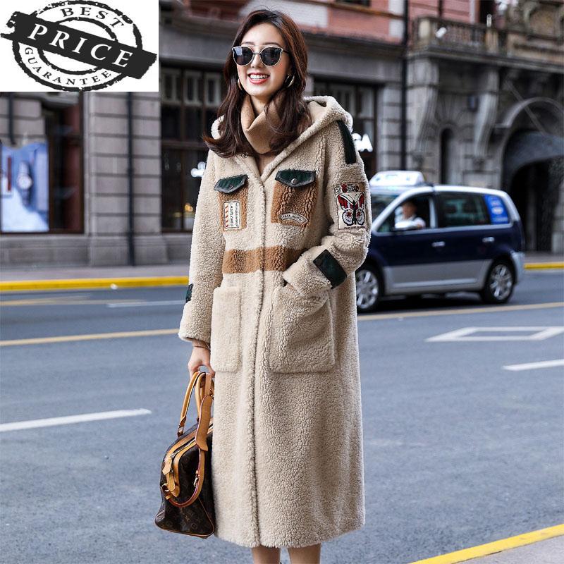 Women' Fur & Faux Female Coat Real Sheep Shearling Wool Coats Winter Jacket Women Clothes 2021 Print Plus Size Long Jackets Manteau Femme T, Light camel
Women' Fur & Faux Female Coat Real Sheep Shearling Wool Coats Winter Jacket Women Clothes 2021 Print Plus Size Long Jackets Manteau Femme T, Light camel