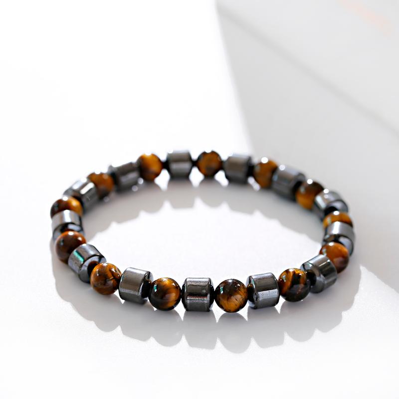 Beaded, Strands Men Wood Tiger Eye Yoga Balance Beaded Bracelet Charm Bileklik Tibetan Black Hematite Elastic Women Jewelry
Beaded, Strands Men Wood Tiger Eye Yoga Balance Beaded Bracelet Charm Bileklik Tibetan Black Hematite Elastic Women Jewelry