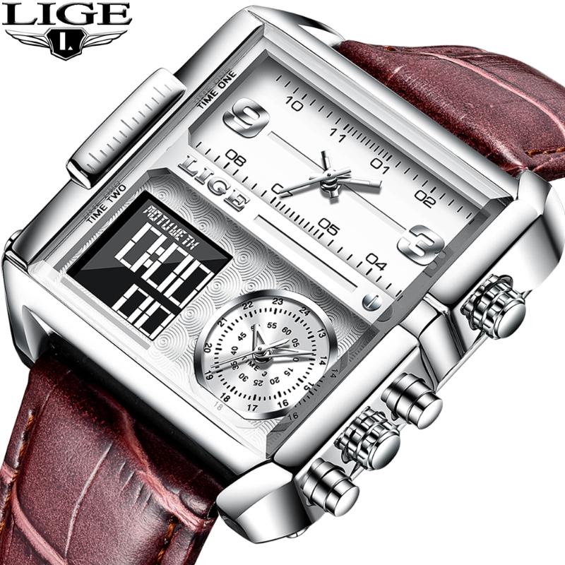 2021 New Creative Square Men Watches Top Digital Leather Quartz Wrist Watch Men Fashion Waterproof Sport Clock Male, Quartz watch white
2021 New Creative Square Men Watches Top Digital Leather Quartz Wrist Watch Men Fashion Waterproof Sport Clock Male, Quartz watch white