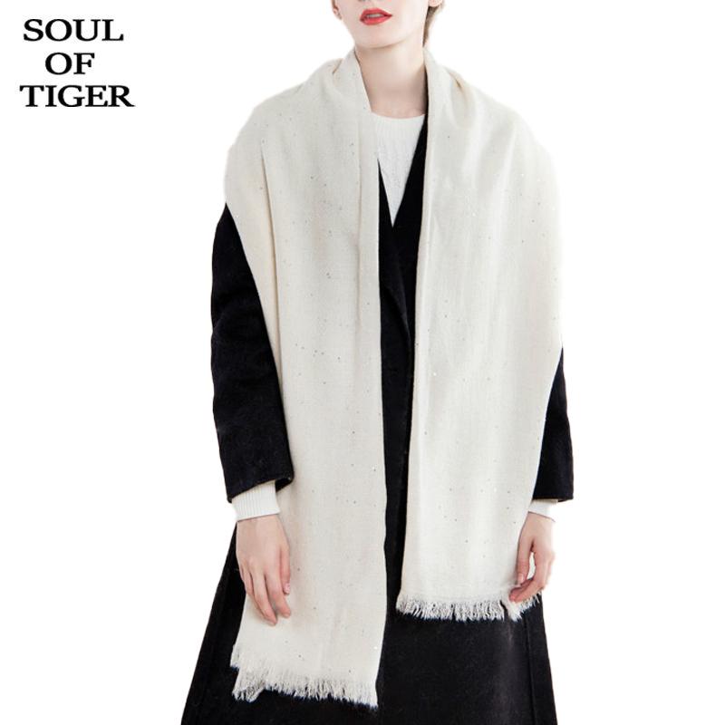 Scarves SOUL OF TIGER European Fashion Winter Womens Vintage Tassel Warm Ladies Casual Sequins Soft Shawl Closk Plus Size
Scarves SOUL OF TIGER European Fashion Winter Womens Vintage Tassel Warm Ladies Casual Sequins Soft Shawl Closk Plus Size